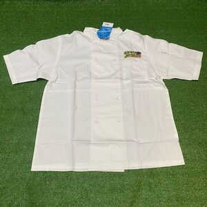 NWT Olive Garden Italian Restaurant Chef’s Coat Uniform Size Large White Rare